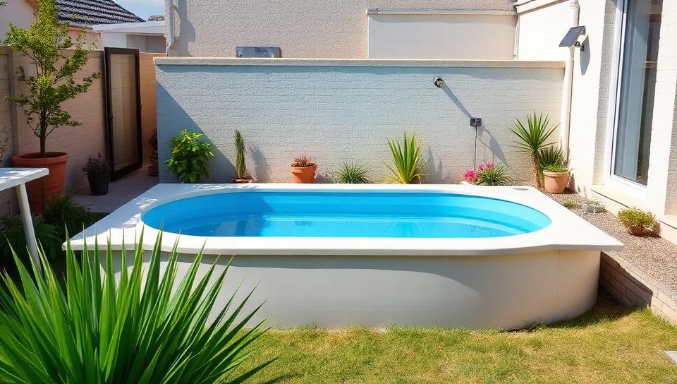 Mini-piscine coque pour petit jardin à Marignane